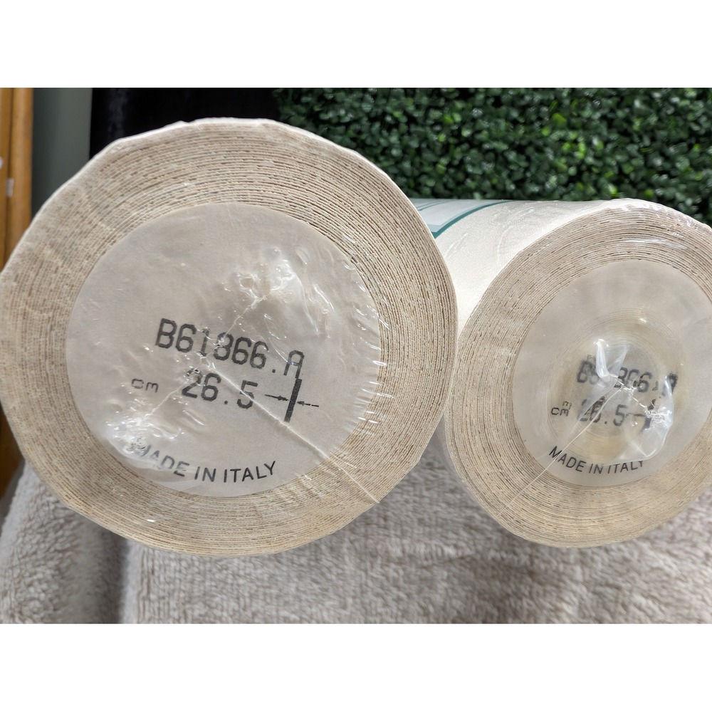 Brewster Wallcoverings Floral Embossed Vinyl Wallpaper 2 Rolls Made in Italy - Picture 6 of 10